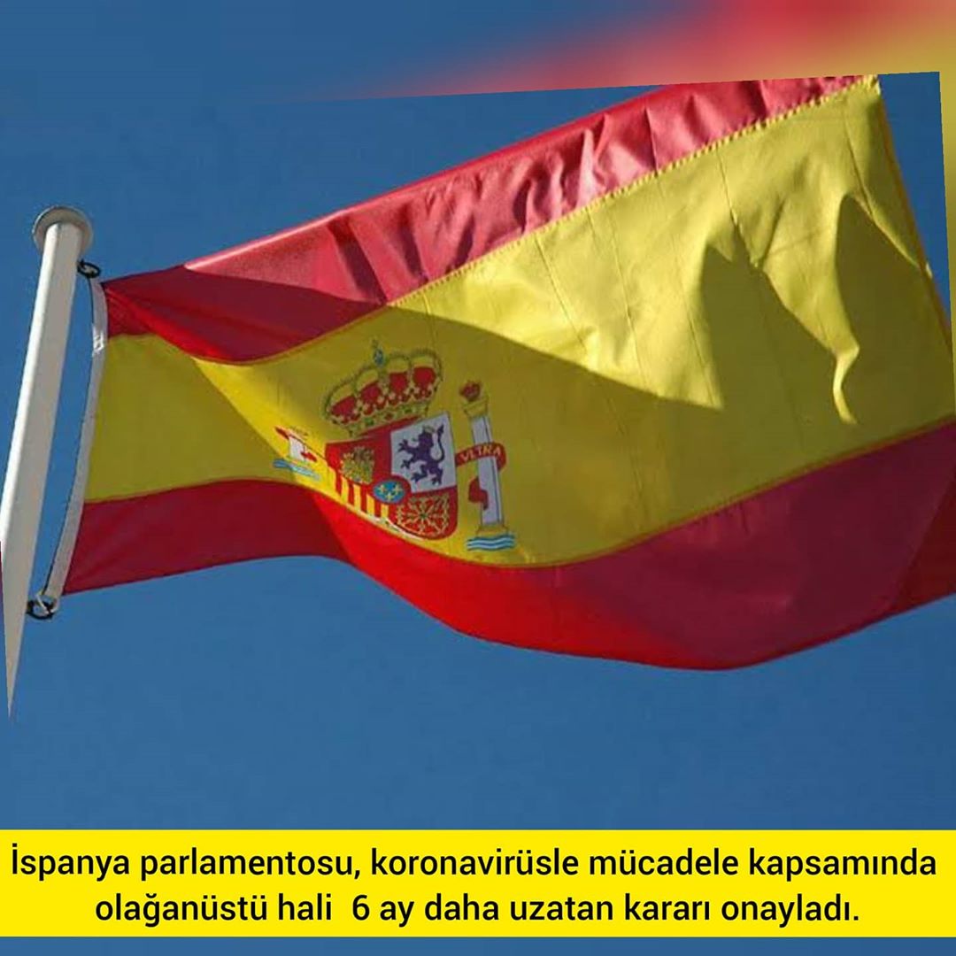 İspanya parlamentosu, korona virüsle mücadele kapsamında olağanüstü hali 6 ay daha uzatan kararı onayladı.