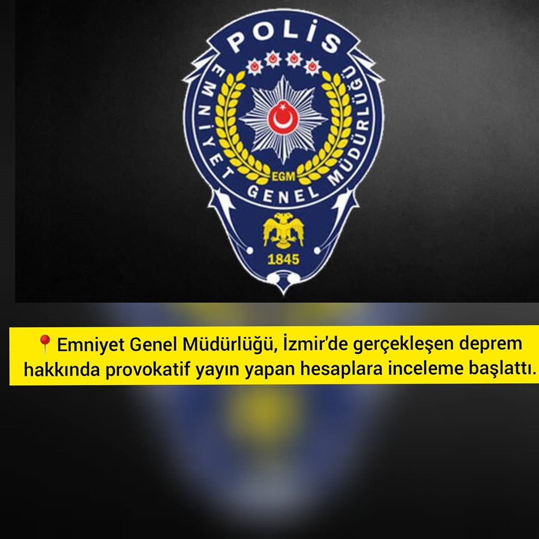 İzmir'de gerçekleşen deprem hakkında provokatif yayın yapan hesaplara inceleme başladı.