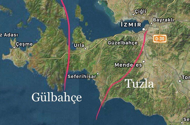 Gülbahçe fayında sıvılaşmaya dair izler