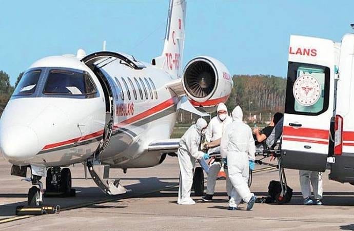 Özel uçakla yurtdışından Türkiyeye koronavirüs hastalarının getirilmesi ikinci bir emre kadar yasaklandı.