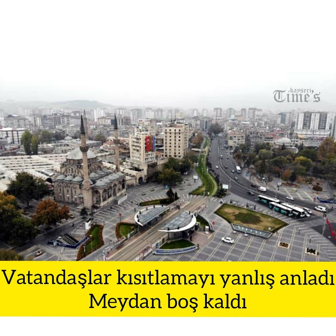 Vatandaş kısıtlamayı yanlış anladı meydan boş kaldı