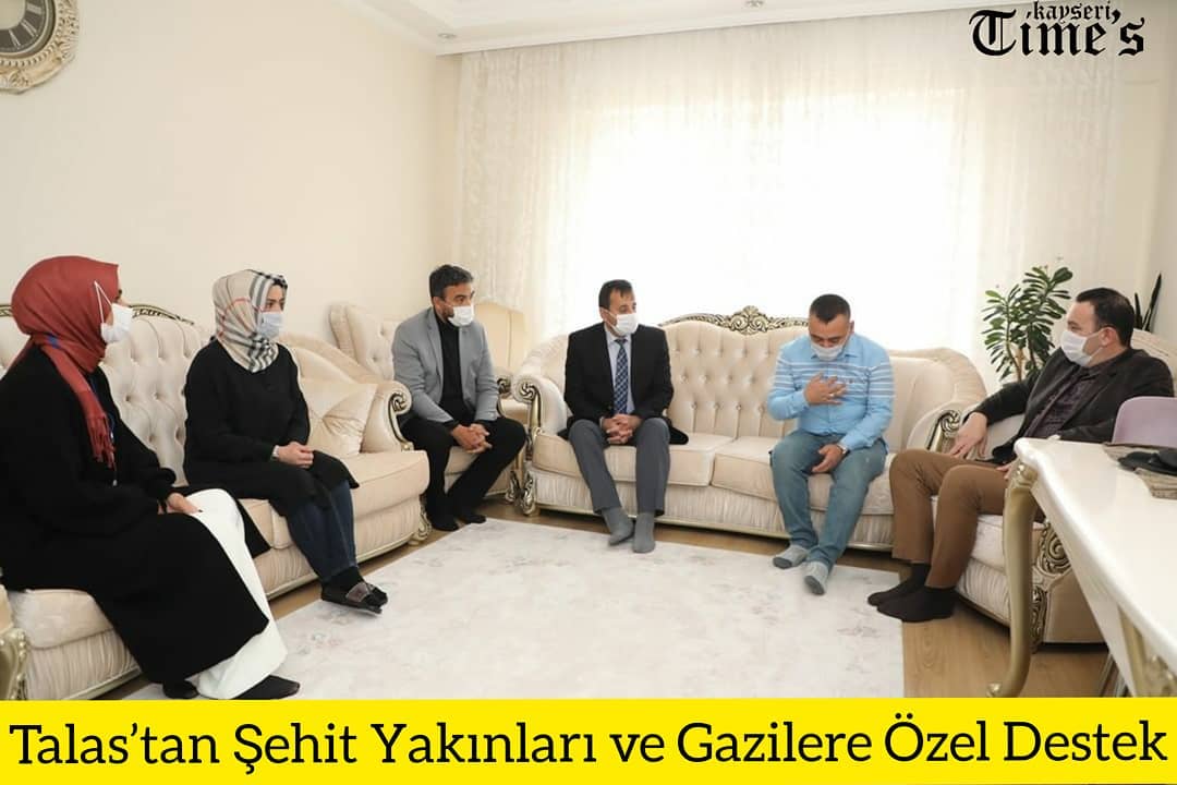 Talas'dan şehit yakınları ve gazi yakınlarına özel destek