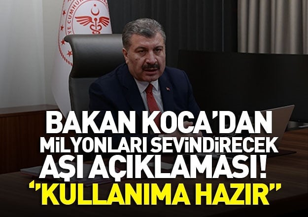 Sağlık Bakanı Fahrettin Koca: 