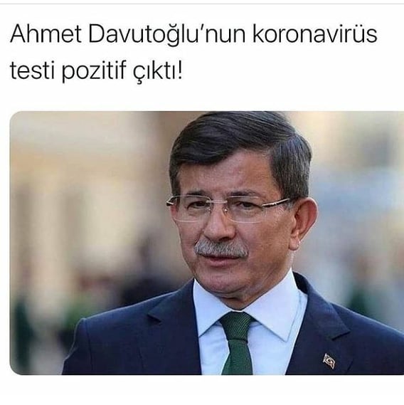 Ahmet Davutoğlu koronaviruse yakalandı