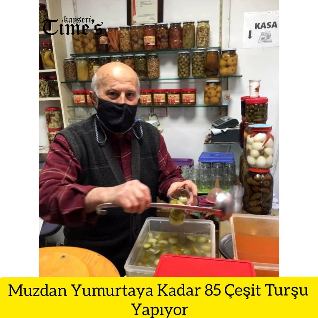 Muzdan yumurtaya kadar 85 çeşit turşu yapıyor
