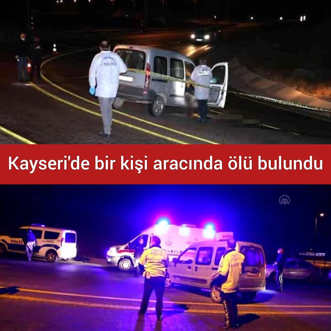 Kayseri'de bir kişi aracında ölü bulundu