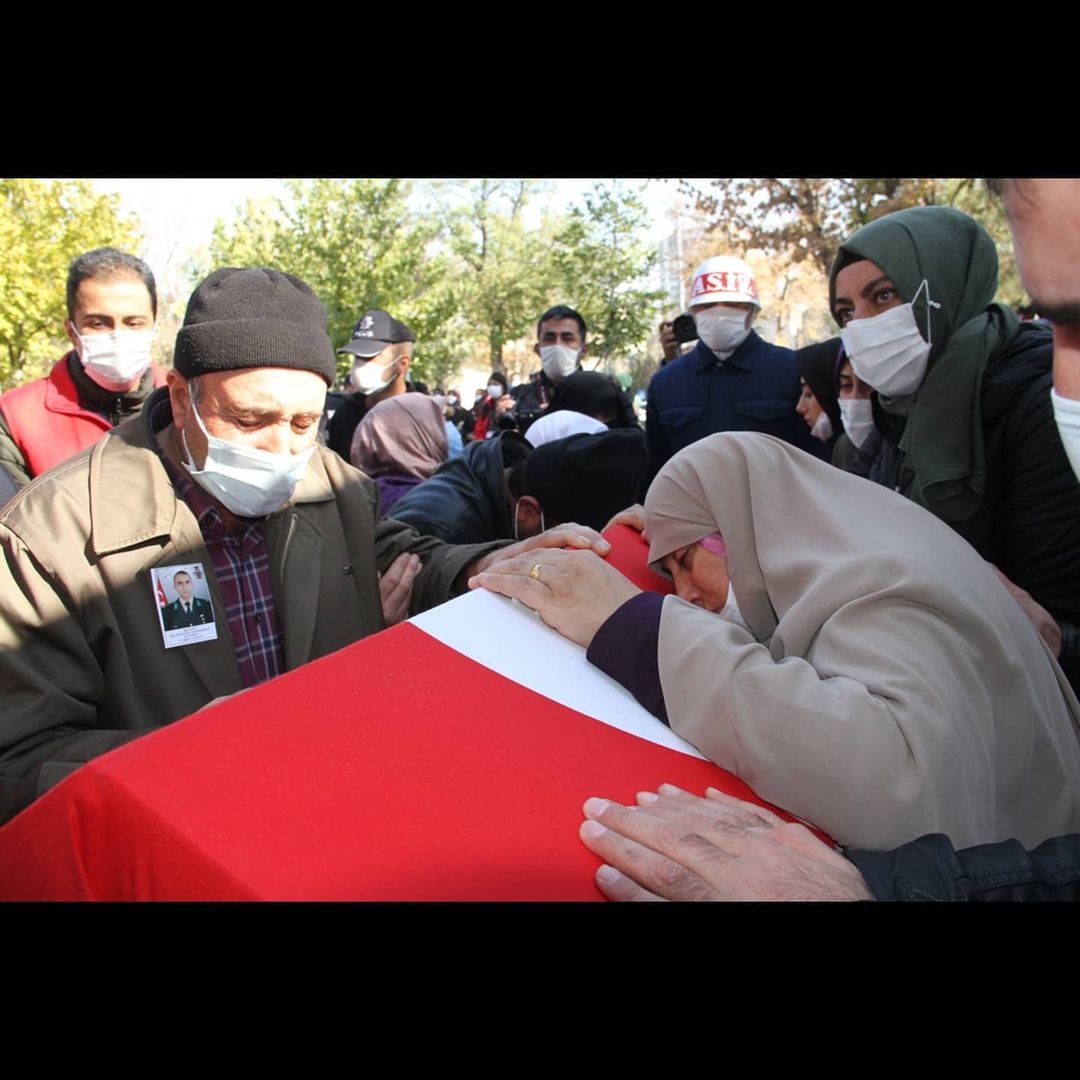 Suya kapılarak şehit düşen Burhan Sönmez Kayseri'de son yolculuğuna uğurlandı