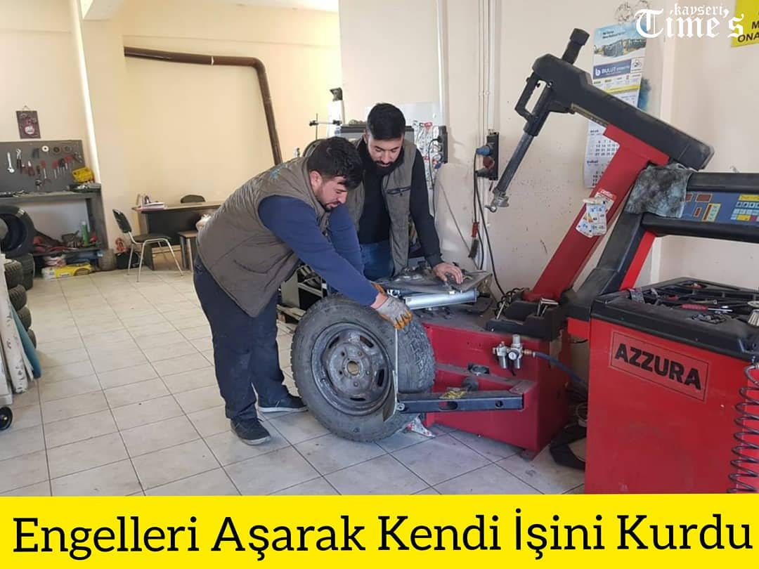 Engelleri aşarak kendi işini kurdu