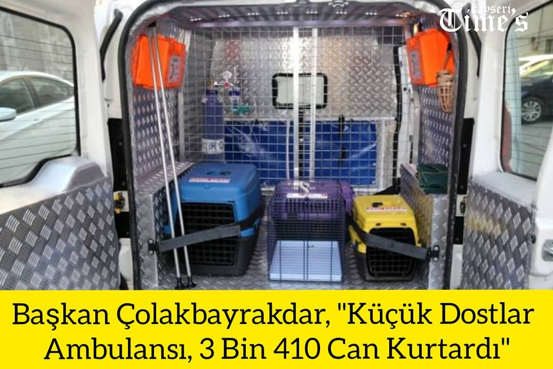 Küçük dostlar ambulansı 3bin 410 can kurtardı