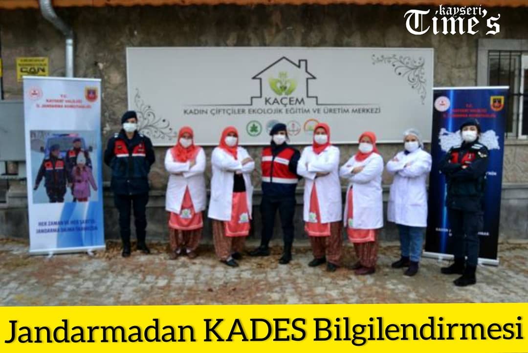 Jandarma'dan KADES bilgilendirmesi