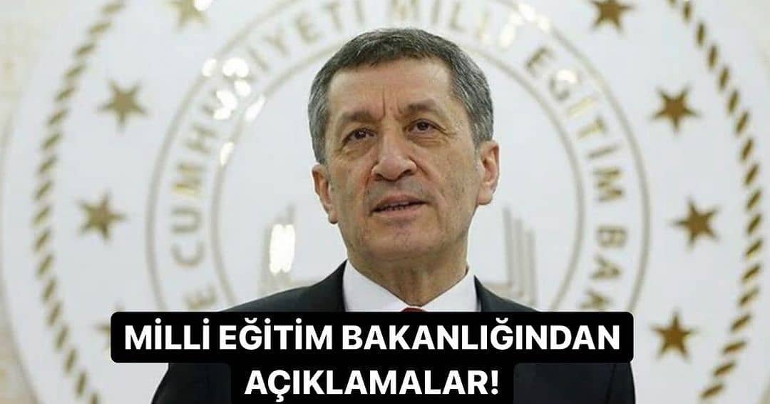 Milli eğitim bakanlığından açıklamalar