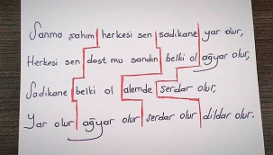 Bu şiir Yavuz Sultan Selim’e ait.