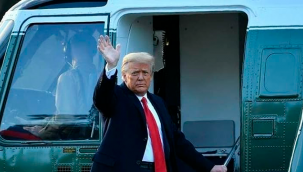 Trump'tan Beyaz Saray'a sessiz veda