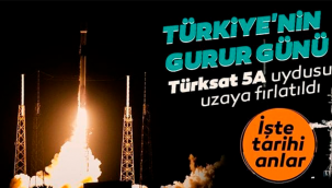 Türksat 5A'dan ilk sinyal alındı.