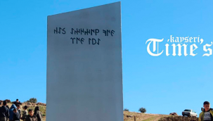 Göbeklitepe'de bulunan monolitin, Türkiye Uzay Ajansı'nın reklam çalışması olduğu ortaya çıktı!.