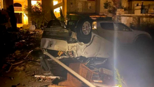 İzmir'de Çeşme ve Alaçatı çevresinde hortum çıktı.