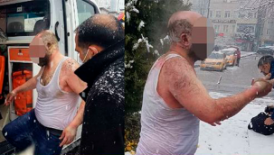 Ailesiyle bilinmeyen bir nedenle tartışan kepçe operatörü kendini yaktı