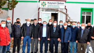 Gemerekli pancar üreticileri erken ödenen bedelleri dolayısıyla Bölge müdürlüğüne teşekkür ettiler