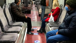 Kayseri'de koronaya karşı toplu taşıma araçlarında