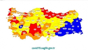 Mavi ve Sarı renkli şehirlerde haftasonu yasağı kalkıyor