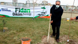 Orman Haftası kapsamında Erciyes Teknopark tarafından fidan dikme etkinliği düzenlendi