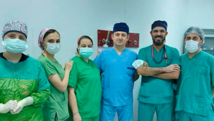 Sebahattin H'nin karnından 21 kilogram ağırlığında tümör çıkarıldı.