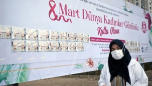 Talas Belediyesi 8 Mart Dünya Kadınlar Günü'nde billboardlardan yaptığı kahve ikramı ile farklı ve renkli bir uygulamaya imza attı