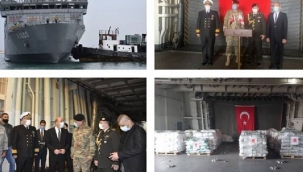 TSK, Lübnan Ordusuna yiyecek ve temizlik ürüblerinden oluşan 260 ton malzeme gönderdi.