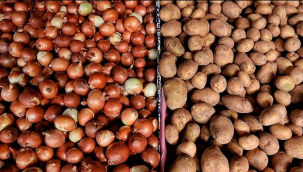 Bakan Pakdemirli, stoktaki patates ve kuru soğanı ihtiyaç sahibi ailelere bedelsiz dağıtılacağını açıkladı.