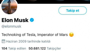 Elon Musk, Twitter biyografisini güncelleyerek kendisini Mars'ın imparatoru ilan etti