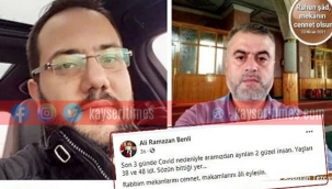 İl sağlık müdürü Korona nedeniyle hayatını kaybeden iki gencin fotoğrafını paylaşarak virüse dikkat çekti