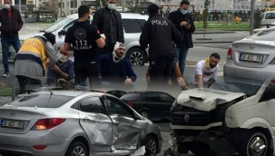 Kayseri'de meydana gelen trafik kazasında 4 kişi yaralandı
