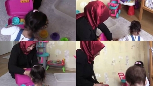 Kayserili çift 20 yıllık hasreti evlat edindikleri ve koruyucu ailesi oldukları kızlarıyla dindirdi