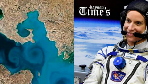 Van gölü fotoğrafını çeken astronot Kate Rubbins Van Valiliği tarafından hemşeri olarak kabul edildi.