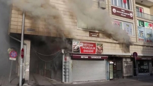 Düvenönü Kurşunlu yanında bulunan iş yerinde yangın çıktı.