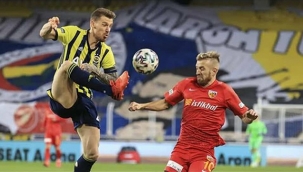 Kayserispor ile Fenerbahce süper lig'de 50.kez karşı karşıya gelecek
