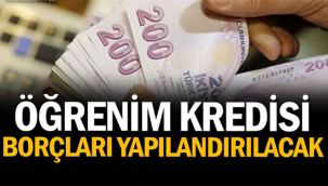 Öğrenim kredisinin borçları yeni yapılandırma ile küçük taksitlere ödenebilecek