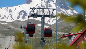 Erciyes'te gondol teleferiklerinin çalışma saati belli oldu