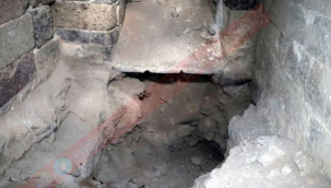 KAYSERİ'de 18'inci yüzyılda yapılan Surp Toros Gregoryan Ermeni Kilisesi, defineciler tarafından tahrip edildi