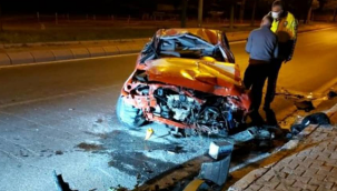 Kayseri'nin Kocasinan ilçesinde kontrolden çıkan otomobilin takla atması sonucu 1 kişi yaralandı