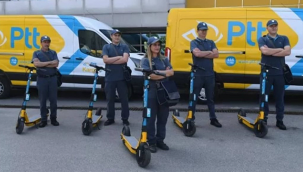 PTT, elektrikli scooter ile teslimata başladı