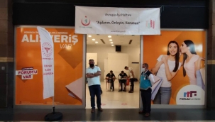 Kayseri Form'da Sağlık bakanlığı aşılama istasyonu kuruldu.