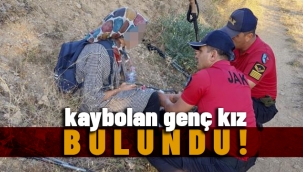 Hayvan otlatırken kaybolan genç kız jandarma tarafından bulundu