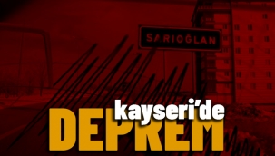 Kayseri'de deprem