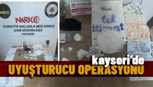 Kayseri'de uyuşturucu operasyonunda 2 zanlı yakalandı