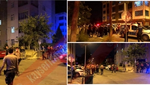 KEYKUBAT'TA TAŞLI SOPALI KAVGA !