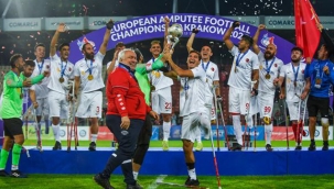 AMPUTE FUTBOL MİLLİ TAKIMIMIZ AVRUPA ŞAMPİYONU OLDU