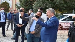 BAŞKAN PALANCIOĞLU, DURSUN KOCA CAMİ’NİN İNŞAATINI İNCELEDİ