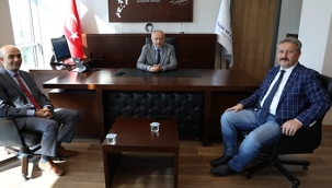 BAŞKAN PALANCIOĞLU, TAPU VE KADASTRO KAYSERİ BÖLGE MÜDÜRLÜĞÜNÜ ZİYARET ETTİ
