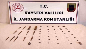 JANDARMA TARAFINDAN 54 ADET TARİHİ ESER ELE GEÇİRİLDİ.